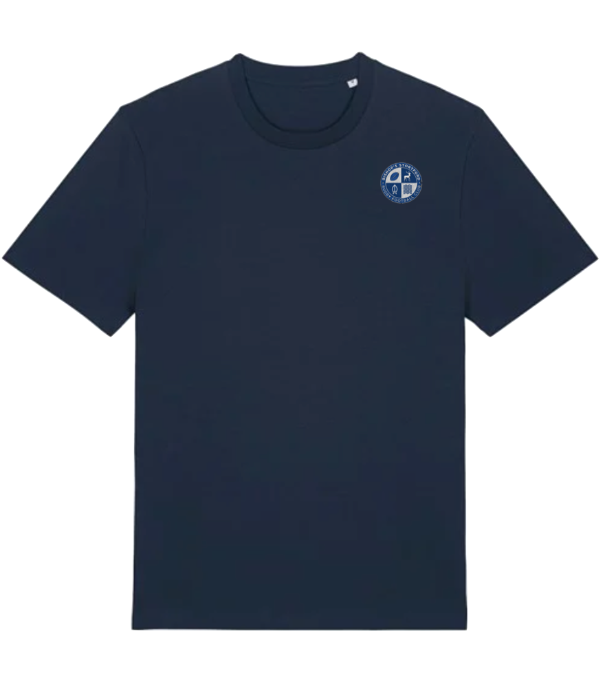 MENS NAVY BSRFC COTTON T-SHIRT