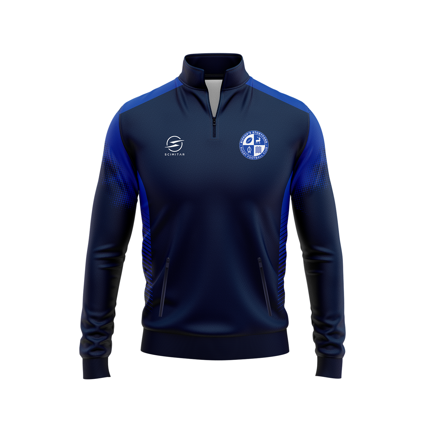 ADULT QTR ZIP TRACKSUIT TOP